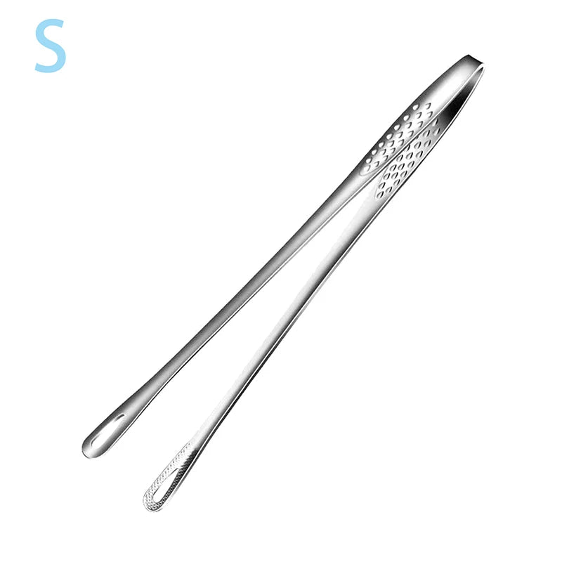 BBQ Food Tongs Barbecue Clip Stainless Steel Kitchen Food Meat Clip Non-slip Non-Stick Steak Clamp Cooking Tool For Grill Baking