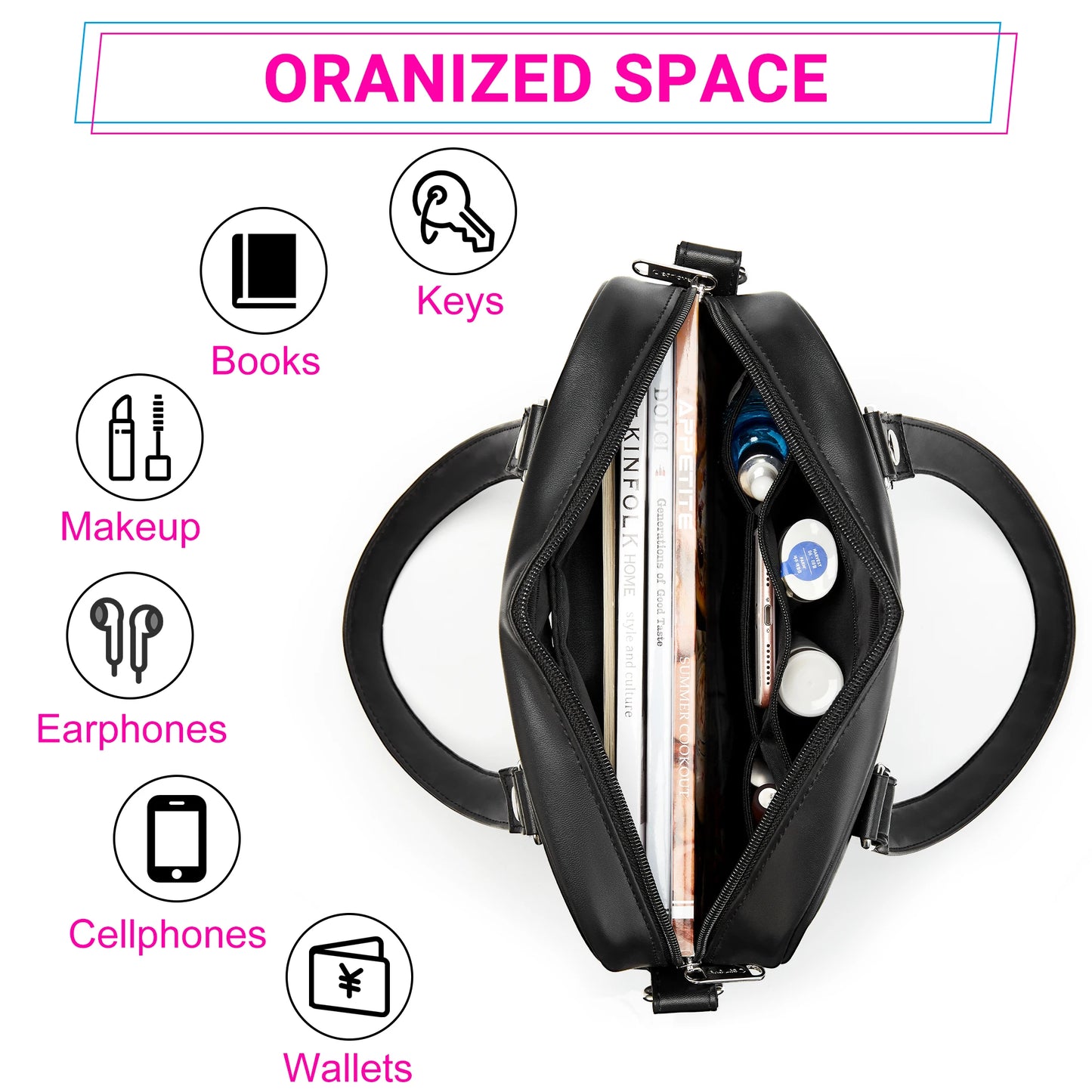 Ita Bag Girls Crossbody Transparent Cat Shape Backpack Pin Bags Messenger Shoulder Bag Purse for Women