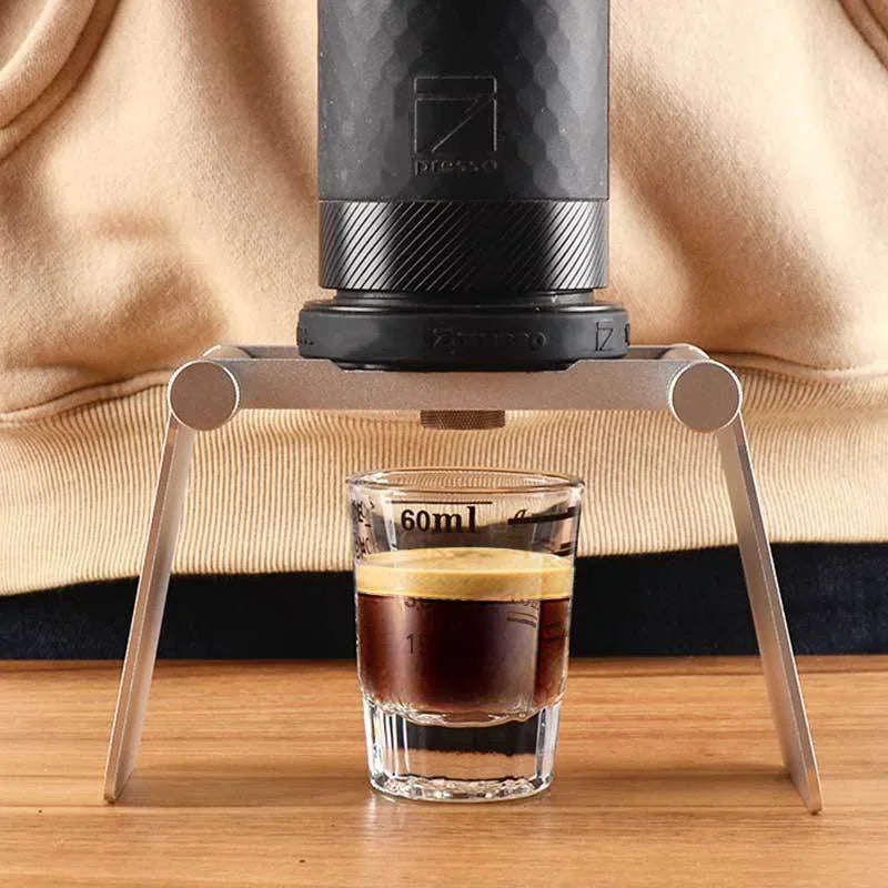 Hand Press Coffee Machine Stand Espresso Italian Mini Portable Portable Foldable Outdoor BBQ Coffee Stand Coffee Appliances