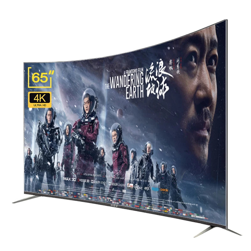 65inch Curved Smart TV 4K Big Screen Ultra HD LED TV Smart Television 65 Inch TV