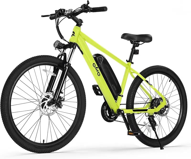 ARacer Electric Bike for Adults - 21-Speed Mountain Lightweight Ebike with Peak 500W Brushless Motor,26X2.1 Tire Step Over E-MTB