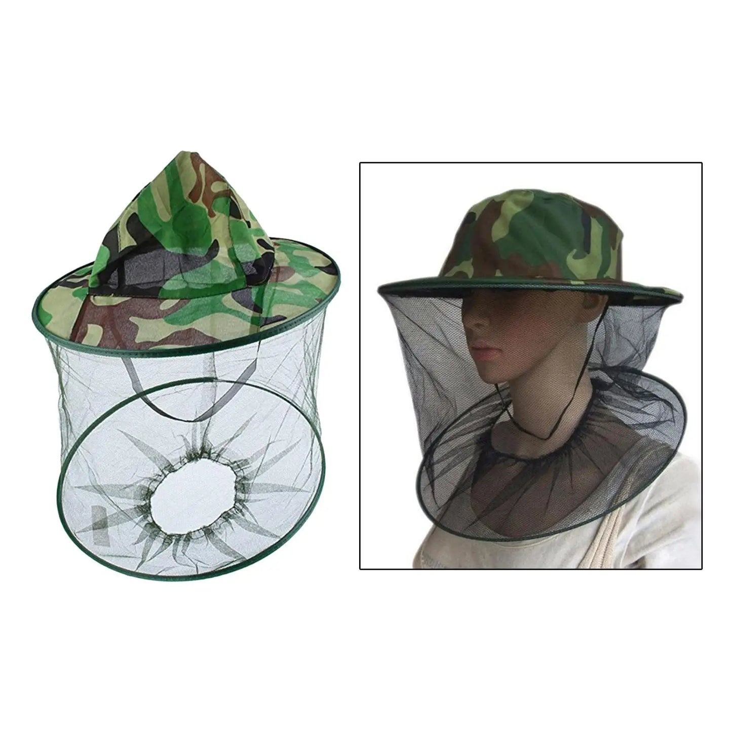 Beekeeping Netting Hat Veil Hat for Fishing Equipment Camping Outdoor Sports