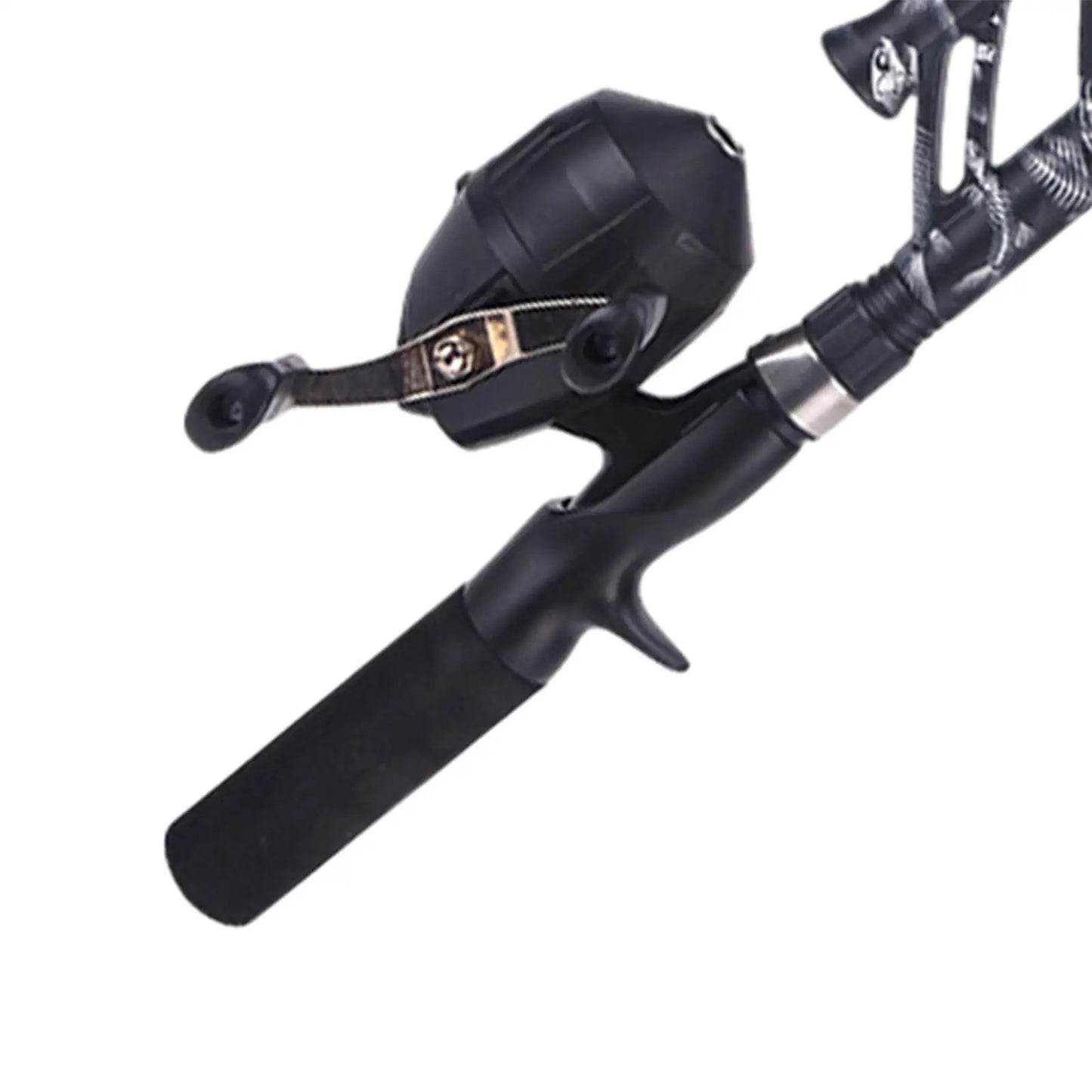 Fishing Rod and Reel Portable Ultralight Carbon Fiber Pole with EVA Handle