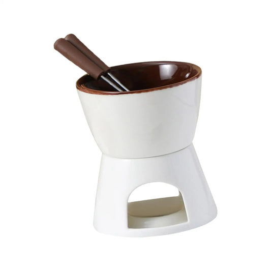 Chocolate Fondue Pot Cooking Cookware Dinner Wedding Dining Caramel 300ml
