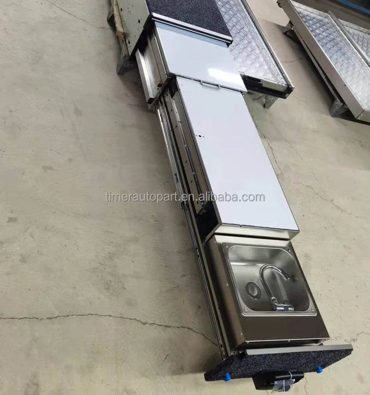 Best 4X4 Truck Heavy Duty Stainless Steel Outdoor Bbq Grill Sliding Cooking Drawers Camping Kitchen Ice Coller Tray