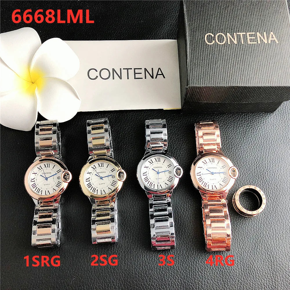 Luxury Top Brand Watches for Women 2023 Fashion Stainless Steel Women Quartz Watch Elegant Rose Gold Ladies Watch reloj mujer