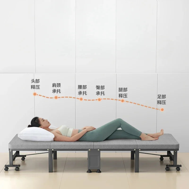 Portable Folding Bed Lunch Break Multifunctional Bunk Beds Rules Frames Sleeping Adults Unusual Hospital Mueble Cama Family Loft