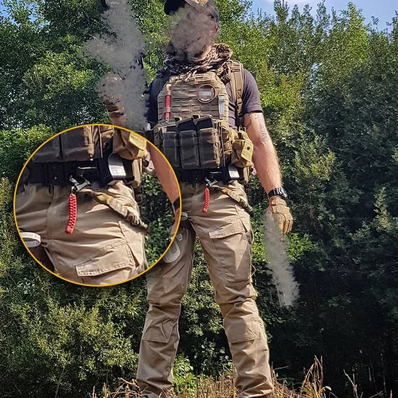 Hunting Quick Release Safety Rifle Sling Lanyard Strap Rope Line Climbing Rope Airsoft Protective Sling for Outdoor Hunting