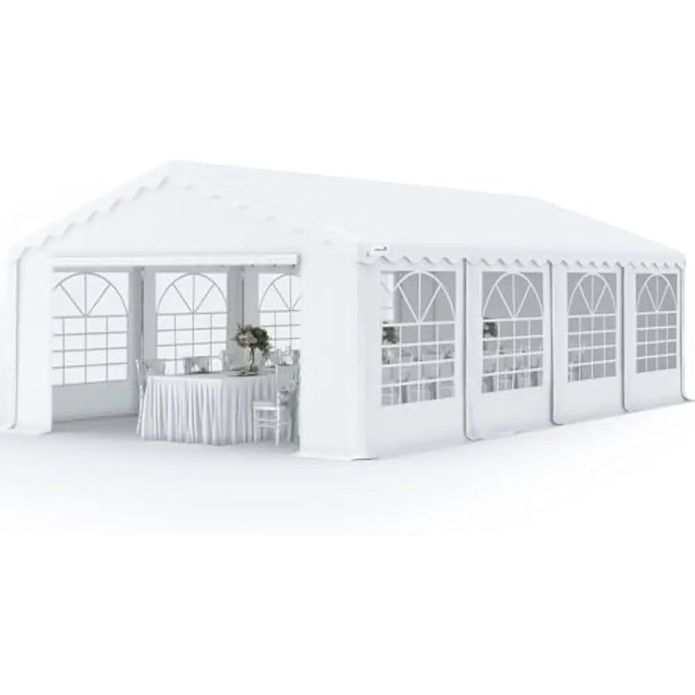 Party Tent, Heavy Duty Wedding Tents, Outdoor Gazebo Event Shelter Canopy with Carry Bags, 20'X40'