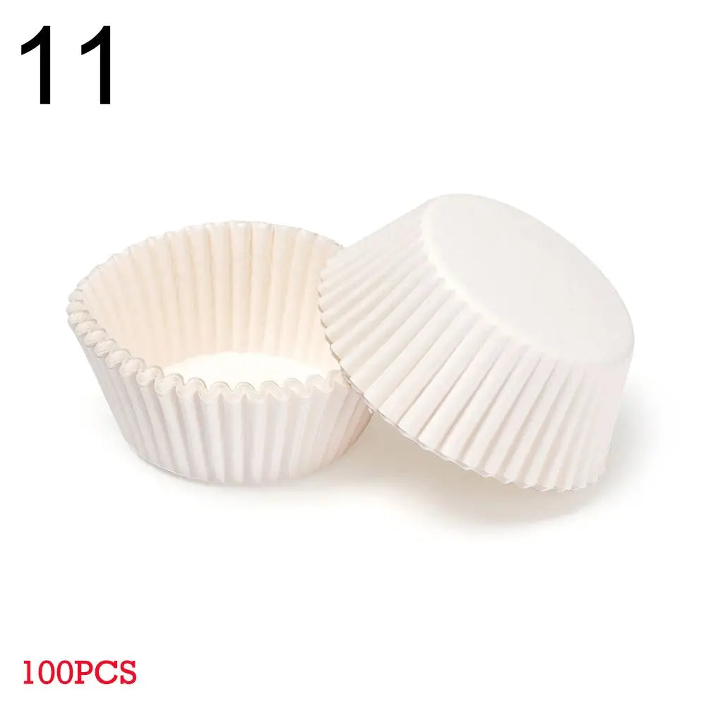 100PCS Grease-proof Cake Paper Cups Animal Flower Muffin Cup Cupcake Baking Mold Bakeware DIY Pastry Tools Kitchen Accessories
