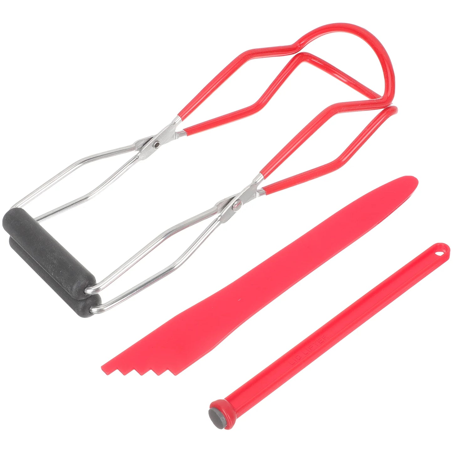 Lid Can Lifter Hand Opener Kitchen Accessories Key Chain Canning Lifting Tongs Red Plastic Mason Jars