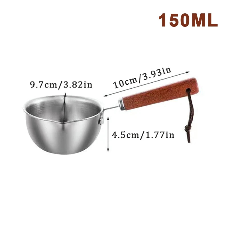 Pot Saucepan Pan Milk Sauce Cooking Soup Oil Pots Warmer Stock Ladle Induction Butter Melting Coffee Noodle Casserole Mini Boil