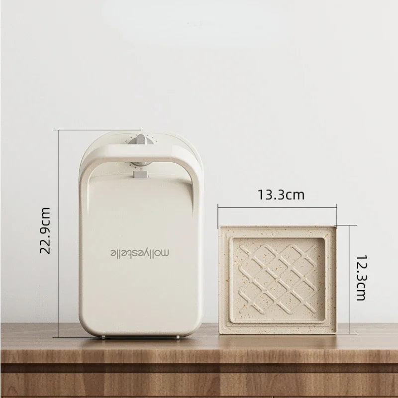 Ceramic Enamel Coated Sandwich Toaster Bread Machine Home Appliance Timed Multifunctional Home Small Toast Waffle Maker