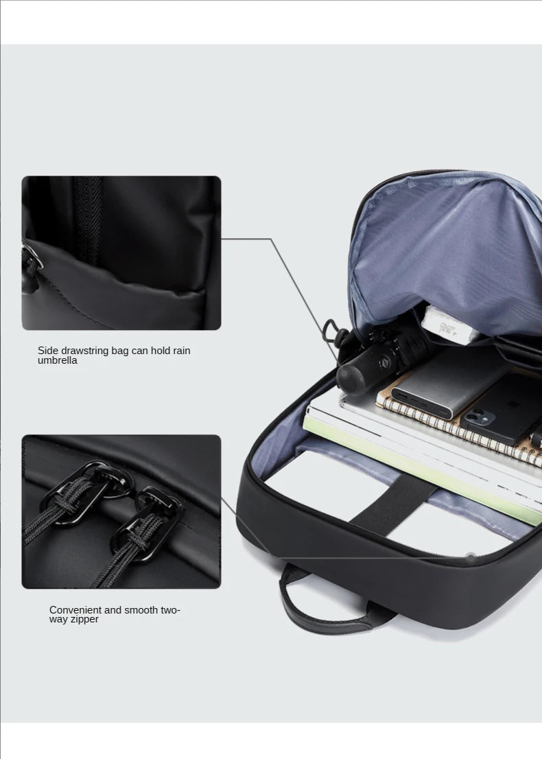 2023 Men's Backpack Multifunctional Waterproof Bags For Male Business Laptop Backpack USB Charging Bagpack Nylon Casual Rucksack
