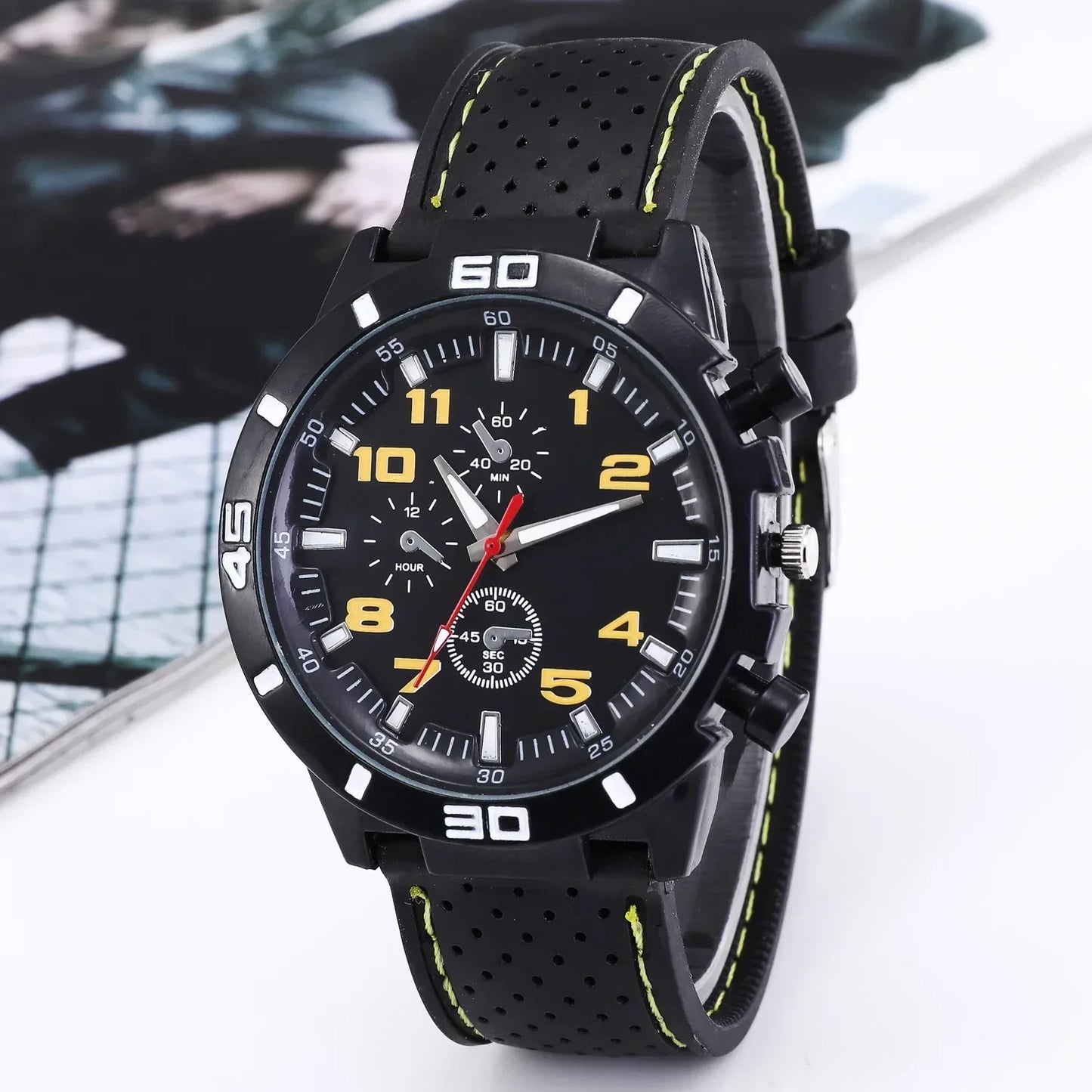 Quartz Men Watches Reloj Hombre Luxury Male Clock Sport Mens Watch Fashion Silicone Strap Student Wristwatches Gift relojes