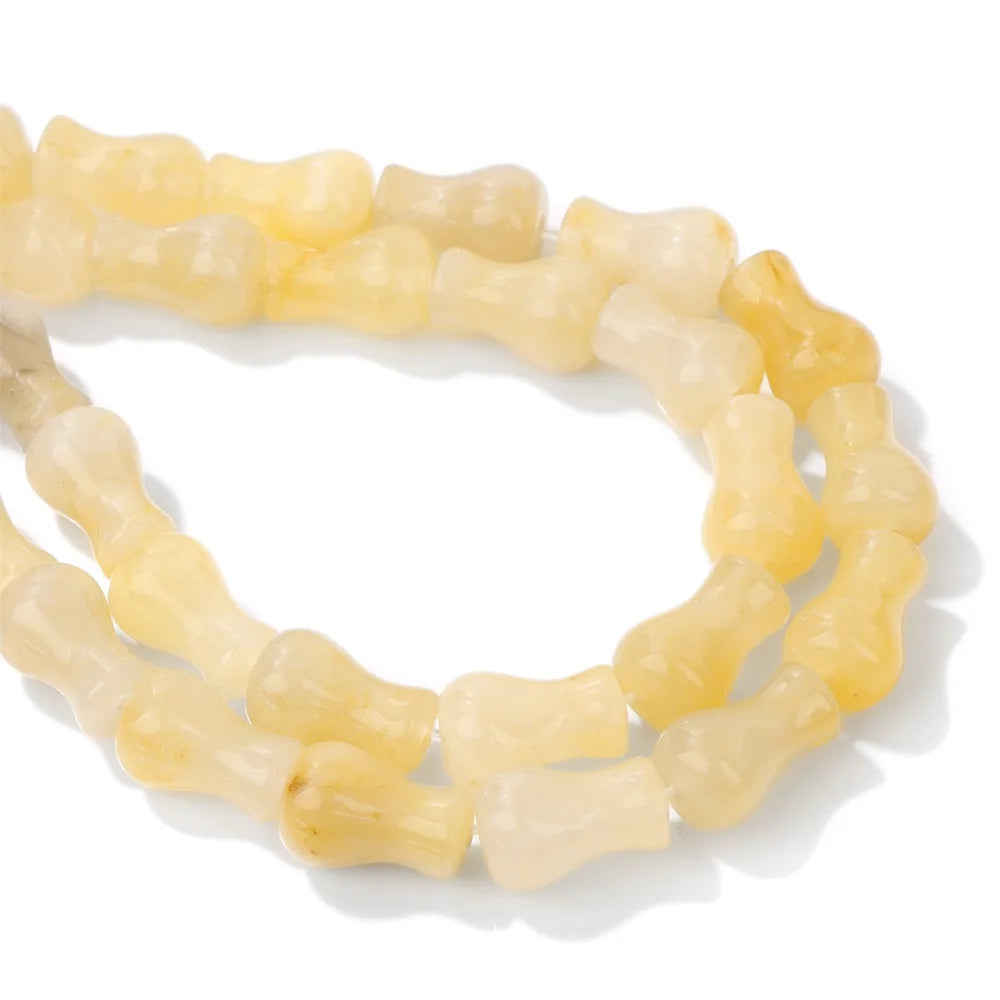 8x12mm Natural Vase Shape Stone Beads Agates Opal Tiger Eye Gems Bead Polished Spacer Loose Beads for Jewelry Making Handmade