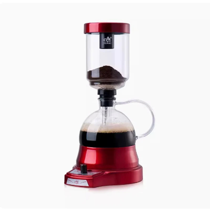 Japanese Style Electric Siphon coffee maker 3 cups vacuum Coffee machine Brewer Drip Tea Siphon Glass Pot filter Espresso maker