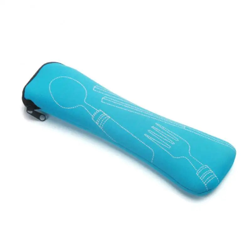 Portable Tableware Bag Cutlery  Dinner Set Travel Packaging Storage Box Dinnerware Picnic Fork Spoon  Without