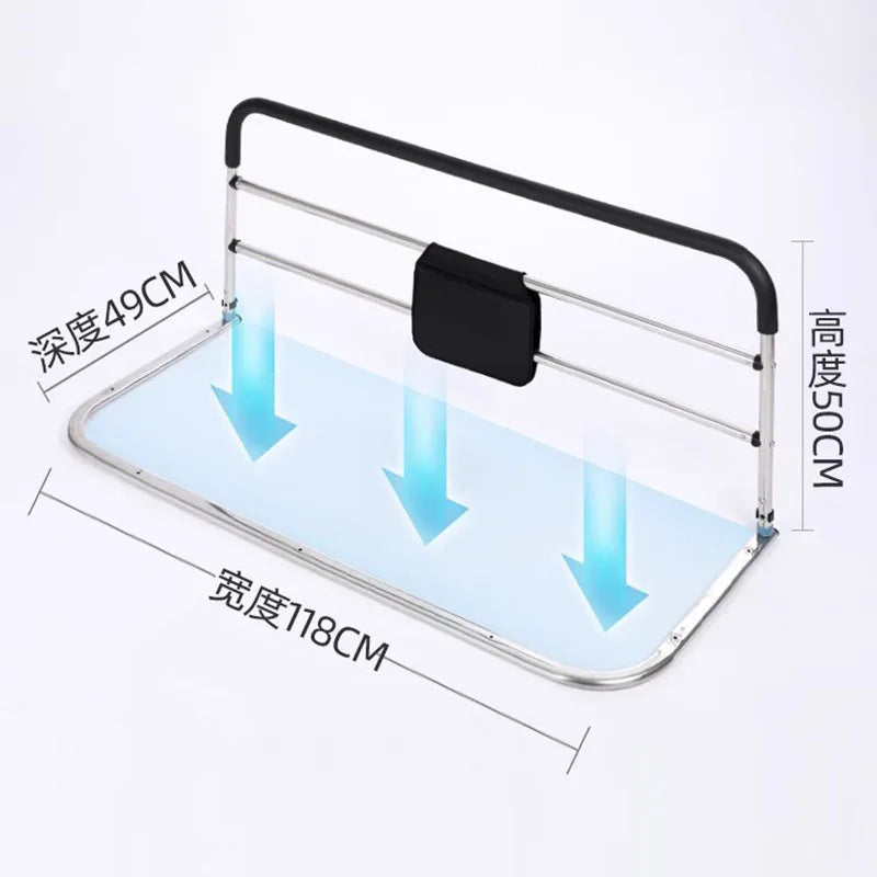 Auxiliary Device Getting Up Elderly Bedside Handrail Senior Bed Rails Bed Guardrail Elderly Kryjte Se Getting Up Booster Frame