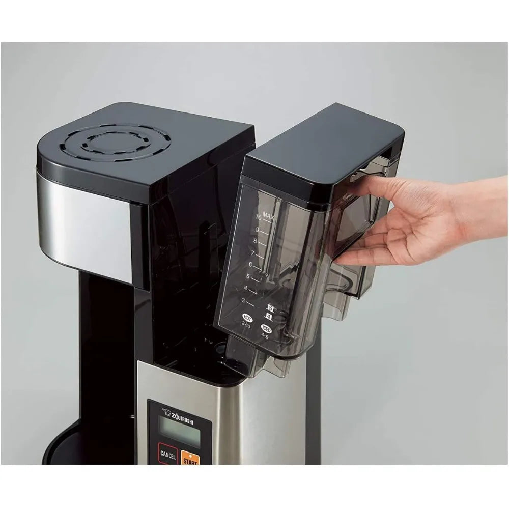 EC-YTC100XB 10-Cup Coffee Maker (Stainless Steel/Black)