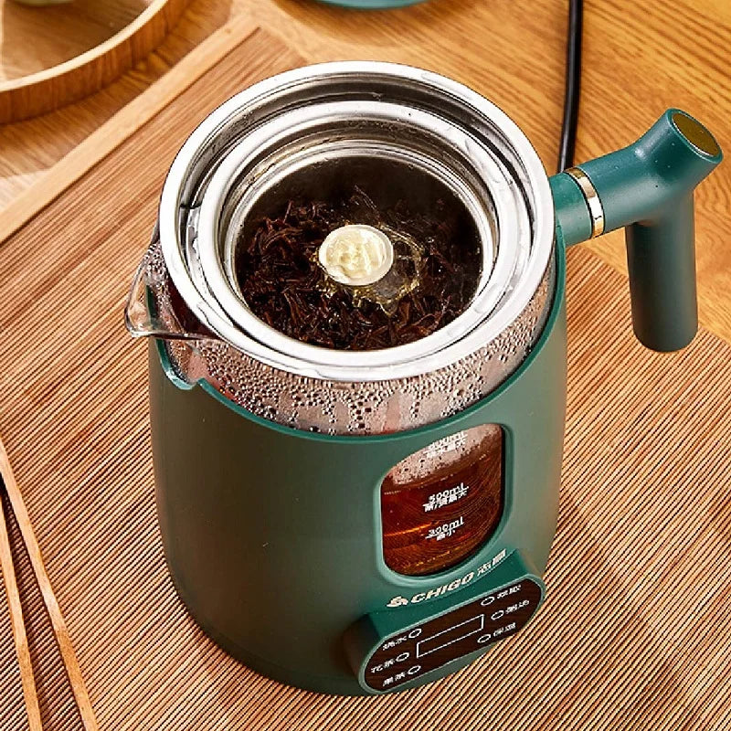 110V 220V 800ml Smart Tea Maker Portable Tea Making Machine Home Health Kettle Automatic Keep Warm Multifunction Flower Teapot