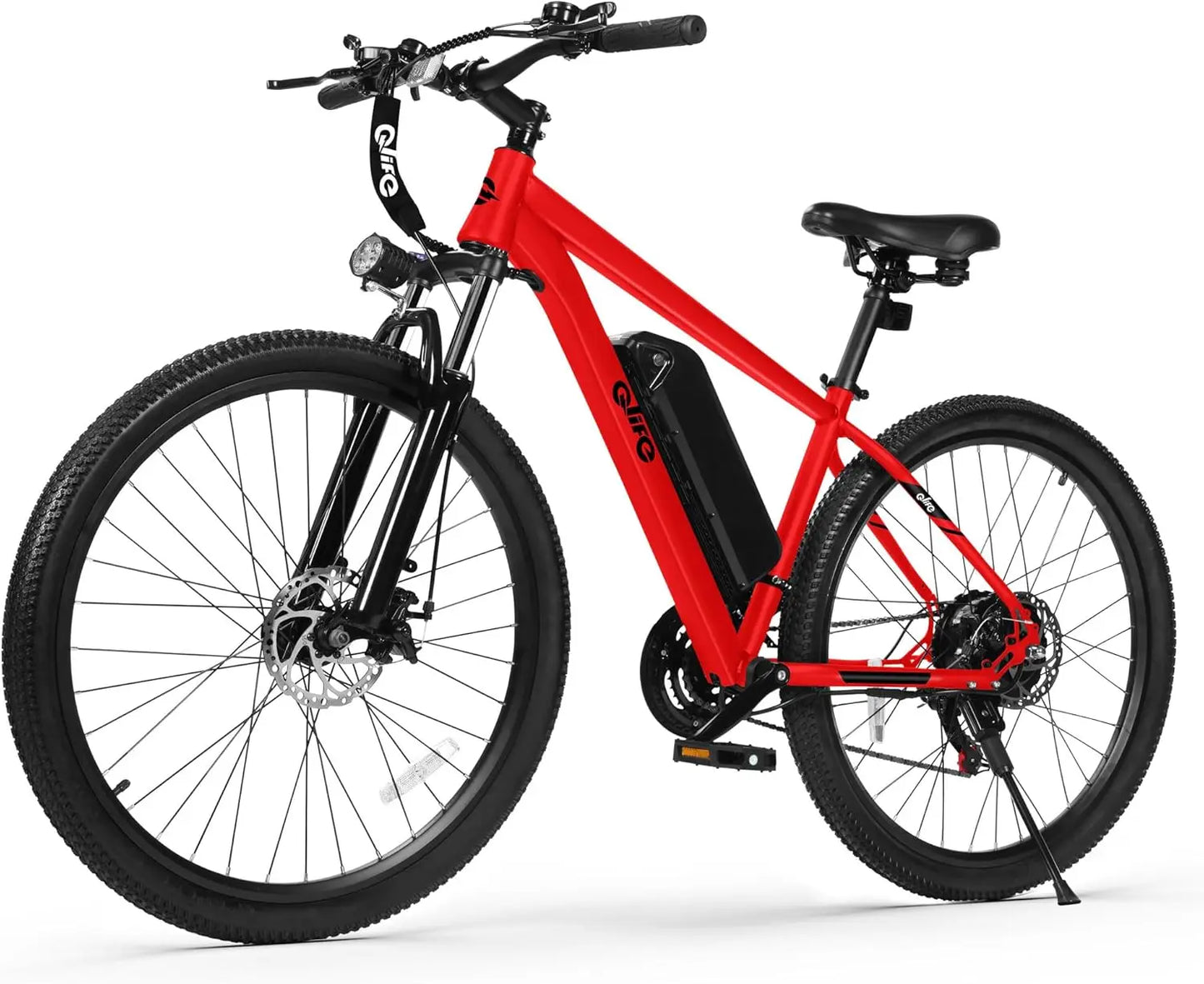 ARacer Electric Bike for Adults - 21-Speed Mountain Lightweight Ebike with Peak 500W Brushless Motor,26X2.1 Tire Step Over E-MTB