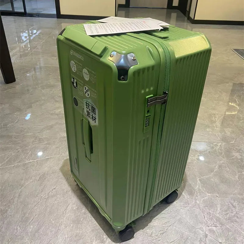 Fashion travel suitcase universal wheel password thickened trolley luggage 22/26/30 inch high value luggage for men and women