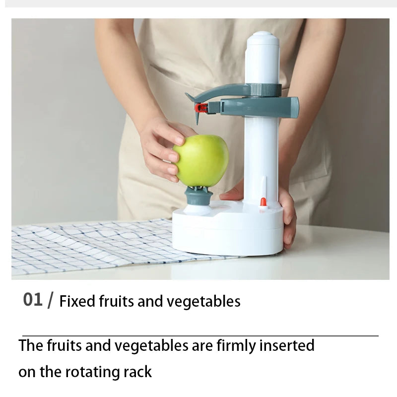 Electric peeler multifunctional fruit, vegetable, apple, potato, household scraper fully automatic peeling