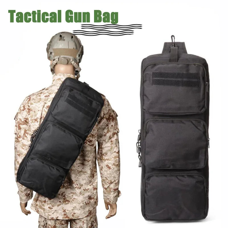 Hunting Rifle Bag, Tactical Gun Bag, Holster, Carry, Protective Backpack, Airsoft, Paintball, Air Gun Packet Bags, 65cm