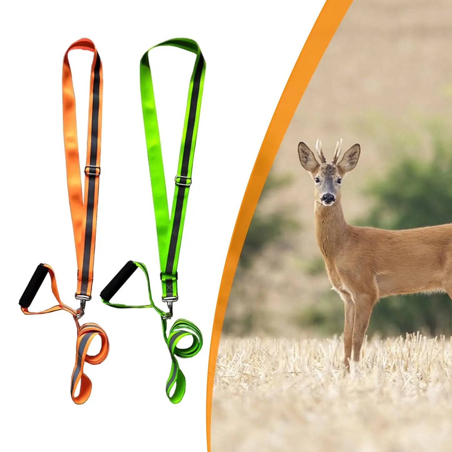 Deer Drag and Harness for Men Easy to Use with Comfort Grip Hunting Accessories Outdoor Equipment Deer Puller Dragging Pull Rope