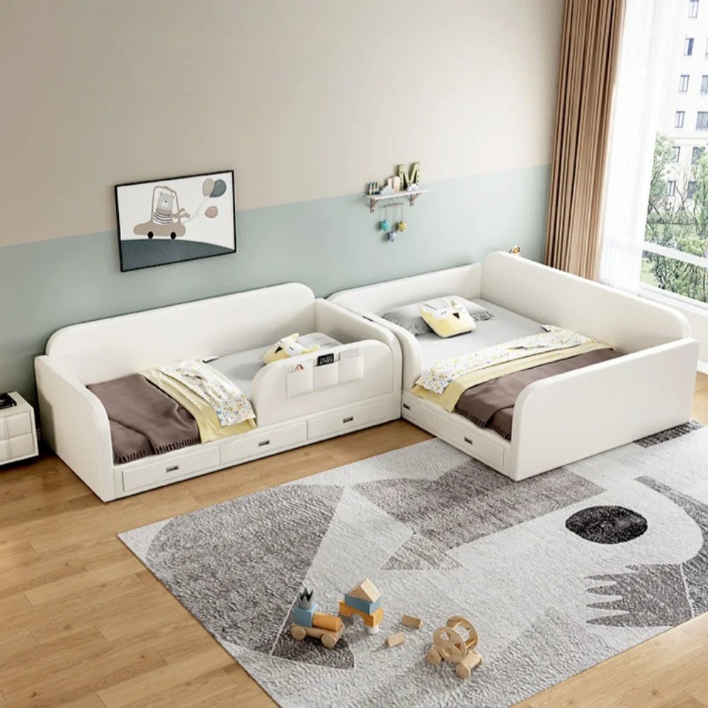 Bedroom Modern Bed Aesthetic Luxury Headboard Children Bed Storage 180x200 Cama De Lujo Para Dormitorio Home Accessories