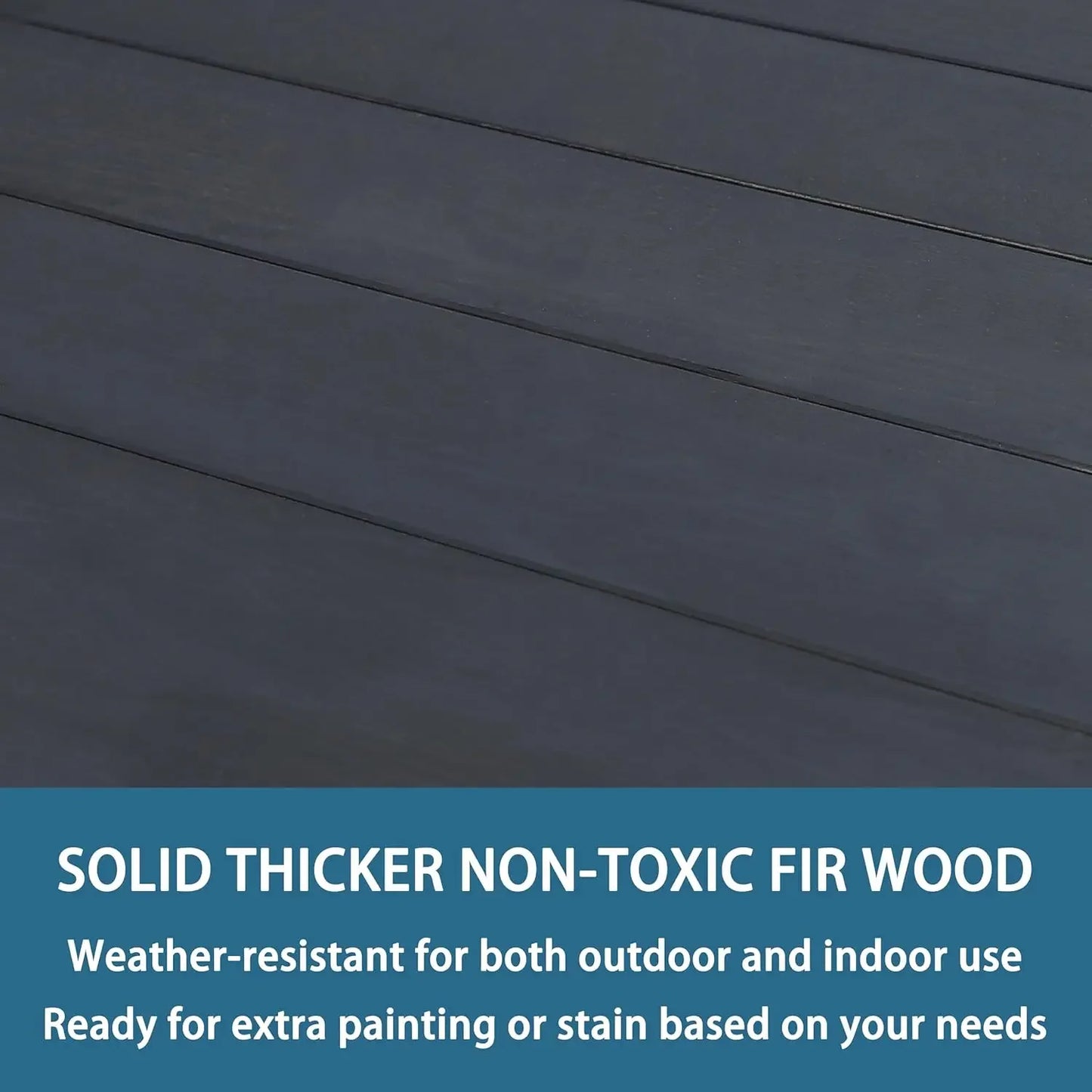 Potting Bench, Potting Table with Removable Stainless Sink, Side Hooks, and Lower Shelves, Outdoor Potting Bench for Garden