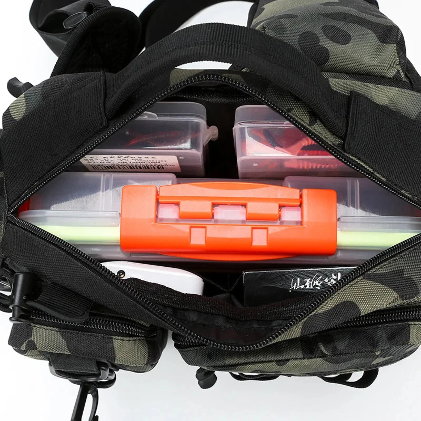 Men Fishing Tackle  Single Shoulder Crossbody Tactical Bags Waist Pack Fish Lures Gear Utility  Fishing Box Chest