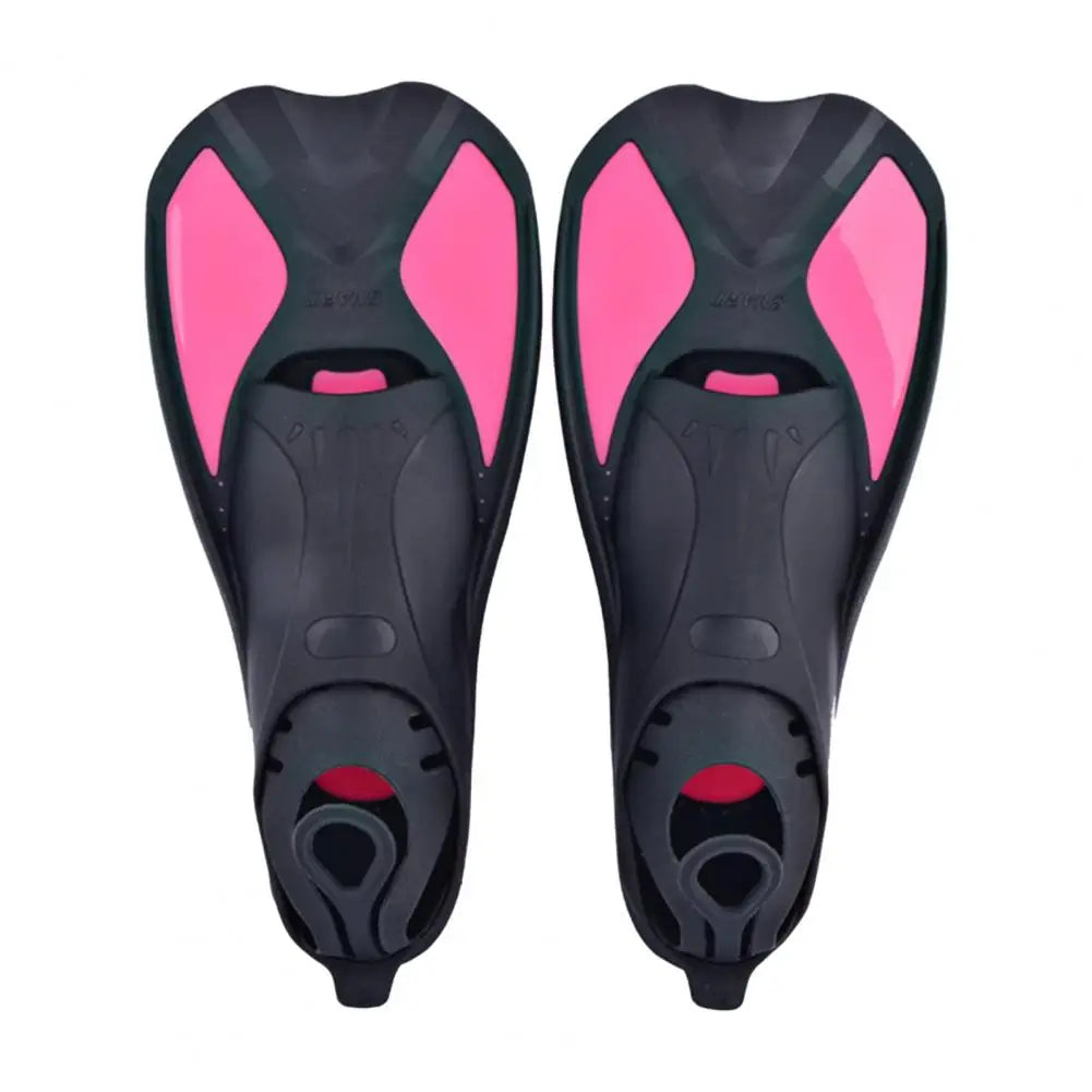 1 Pair Diving Fins Swimming Flipper Training Fins Snorkeling Flippers Short Blade Flippers Leg Strength Building Swim Flippers