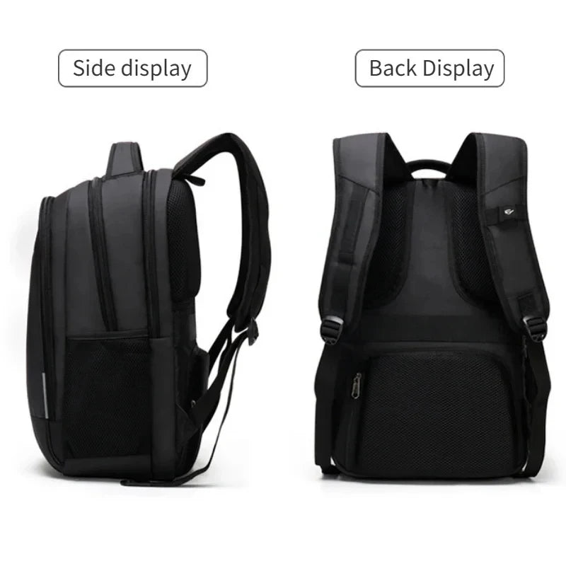 Swiss  High Capacity Men's Backpack USB Charging Laptop Bag Women's Backpack 17 Inch Waterproof Business Travel Bag