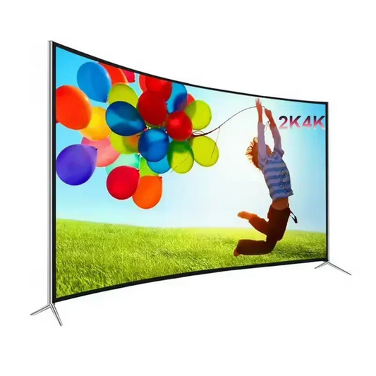 75 inch Curved Smart TV Smart TV 4K Big Screen Ultra HD LED Television 75 inch TV