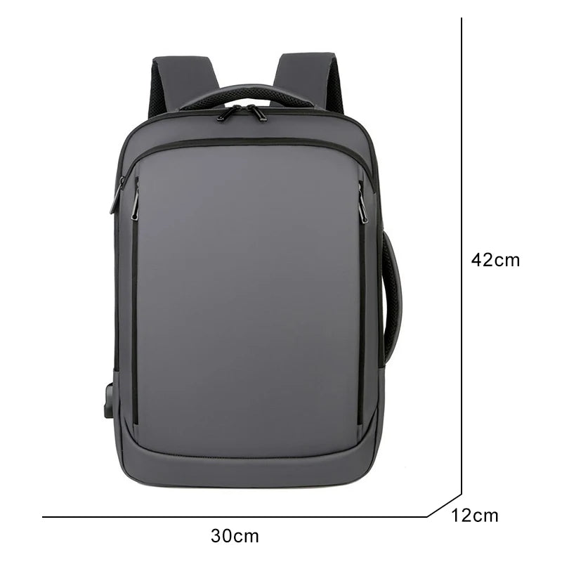 Backpack For Men 2025 Multifunctional Business Notebook Backpack USB Charging Waterproof Film Men's Backbag Casual Bag