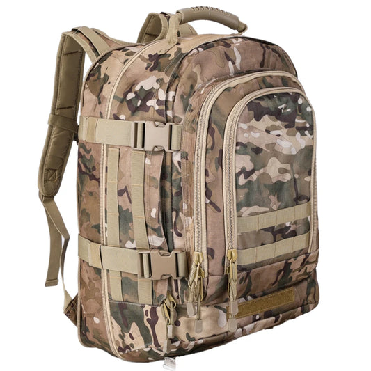 60L Men Tactical Backpack Military Camouflage Backpacks Outdoor Hking Traveling Trekking Hunting Bag Large Capacity 8 Colors Ava