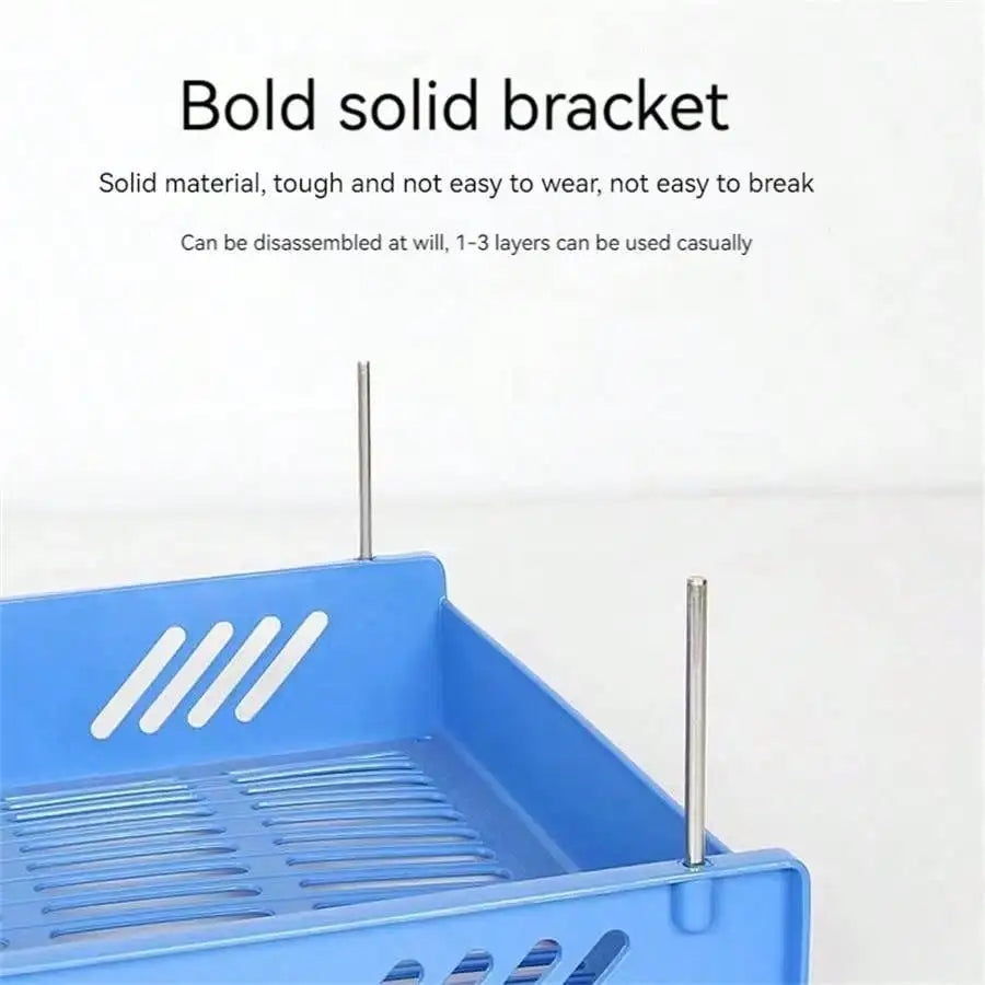 Three layer file rack storage artifact file disk folder office desktop bookshelf archive data rack storage rack office supplies