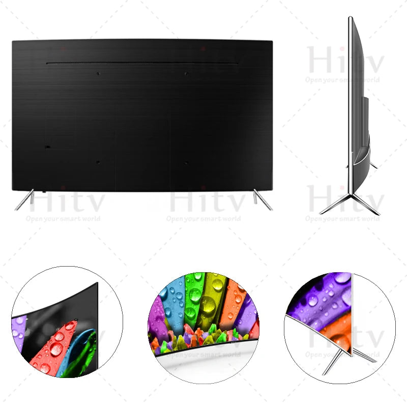 65inch Curved Smart TV 4K Big Screen Ultra HD LED TV Smart Television 65 Inch TV