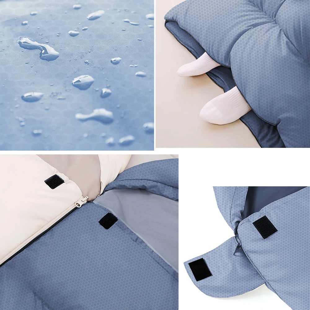 Usb Sleeping Bag Connection To Power Bank Heating Camping Hiking Sleeping Bag Winter Thick utdoor Survival Camp Gear Waterproof