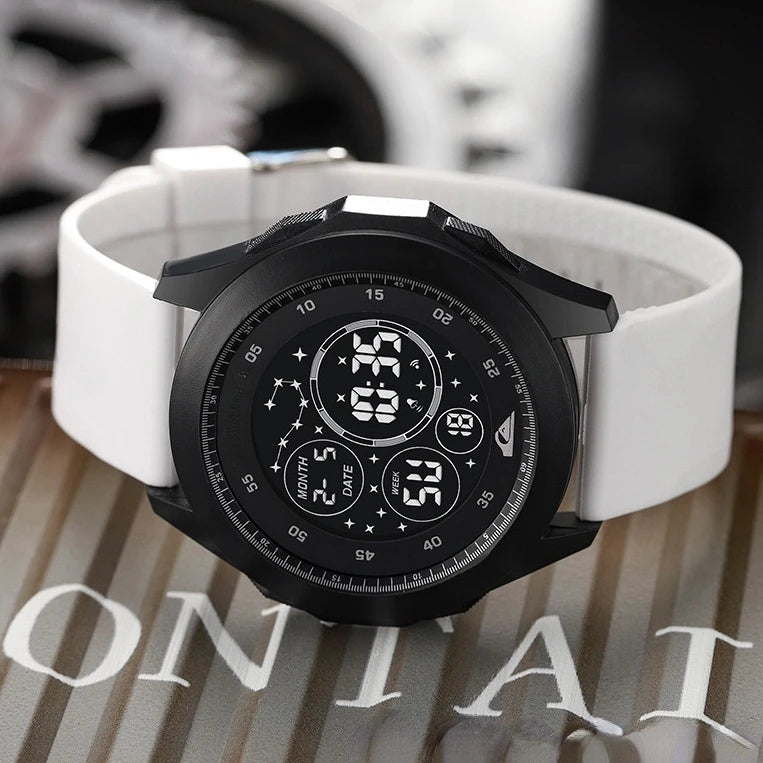 Kegllect New Electronic Men Watch Boy Multi-functional Sports Watches