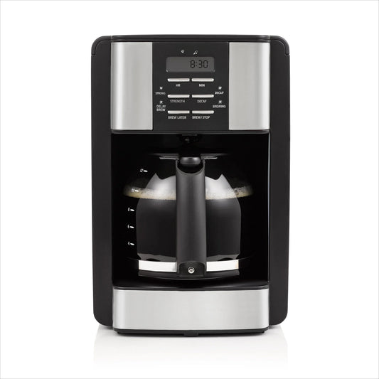 12 Cup Programmable Coffee Maker with 3 Ways to Brew System