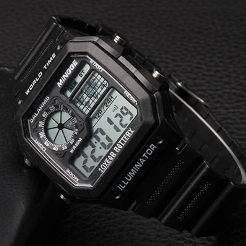 Watches for Men Electronic Watch Digital Display Retro Style Clock Men Male Reloj Hombre Students Sports Watch Relogio Masculino