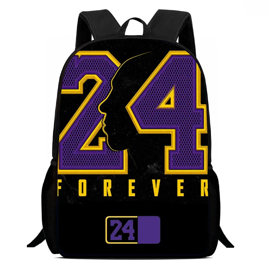 Cartoon C-CR7 Football-Stars Child School Backpack With Lunch Bags Pencil Bags School Bags for Boys Girls Best Gift