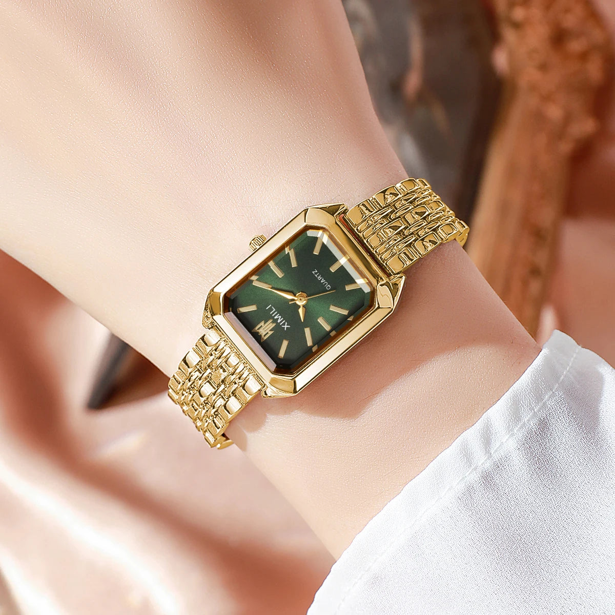 Women's Luxury Exquisite Watches Versatile Ladies' College Style Quartz Business Watches Adjustable Strap Watch Gifts For Girl