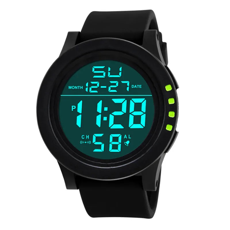 Men Sport LED Watches Top Brand Men Digital Clock Multi-Functional Rubber Man Fitnes Athlete Timekeeping Electronic Watch Reloj