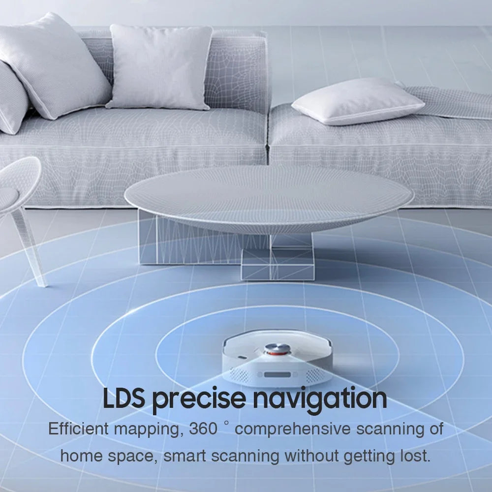 Smartmi Floor Scrubber Vacuum Cleaner Robot Household Appliances Sweeper Automatic Intelligent Dry Wet Cleaning Machine 4000pa