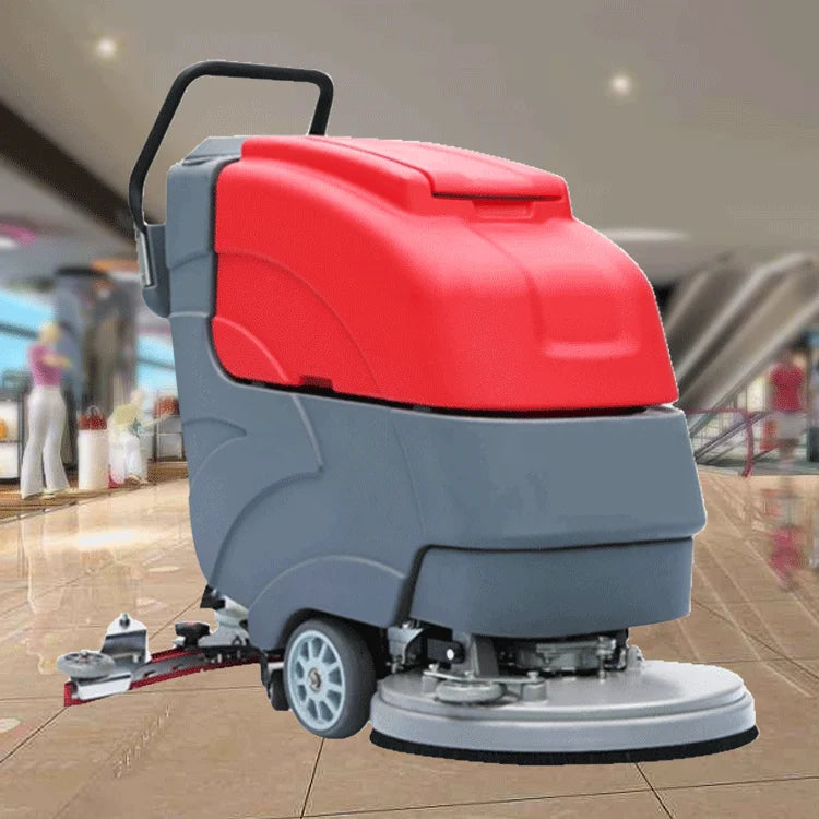 RONLON Walk Behind Industrial Floor Sweeper And Electric Floor Scrubber Machine Wireless
