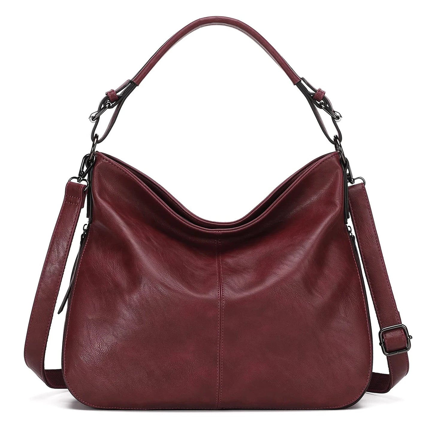 KL928 Large Purses for Women PU Leather Shoulder Handbag Crossbody Hobo Bags Ladies Tote Bags with Adjustable Shoulder Strap